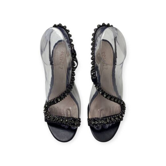 SCHUTZ Shoes - SCHUTZ Black Jeweled Strappy Heels